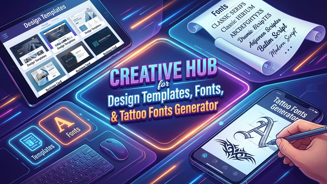 What Is ColoringCanva? A Creative Hub for Design Templates, Fonts, and Tattoo Fonts Generator